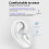 Căști wireless Bluetooth 5.1, impermeabile, cu carcasă de încărcare 6