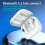 Căști wireless Bluetooth 5.1, impermeabile, cu carcasă de încărcare 5