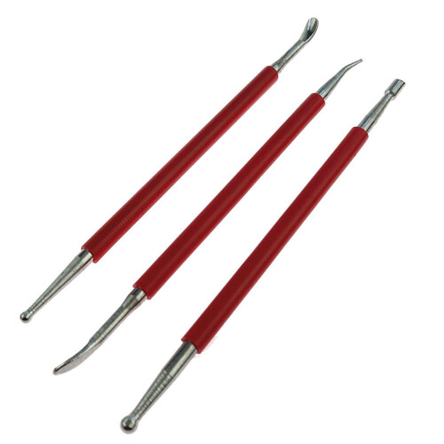 Eease Lederhandwerks-Modellierwerkzeugset, 3-teilig 1