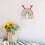 Décoration murale bohème en macramé à pompons multicolores 6