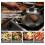 Stainless Steel Wok Pan with Double Handle 24cm 2