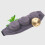 Justerbart belte for moxibustion-rensing med 3 lommer 2