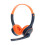 Cuffie wireless Bluetooth 5.1 con cavo retrattile e 2