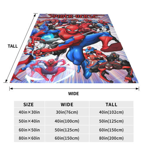 Spiderman blanket soft flannel fleece 40" x 30" 1