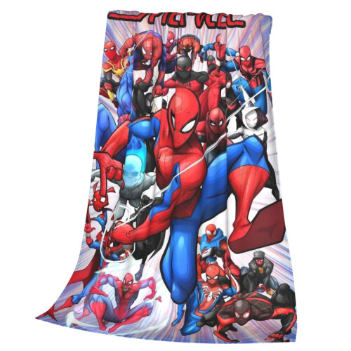 Spiderman blanket soft flannel fleece 40" x 30" 2