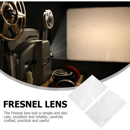 Fresnel-lins för projektor med hög transmission, 2 st. 2