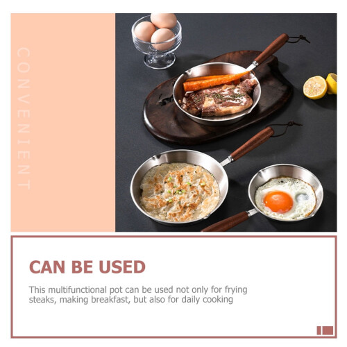 Nonstick Egg Frying Pan Stainless Steel 12cm 2