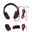 Auriculares estéreo con cable para juegos, supraaurales, con micrófono. 4