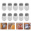 Μίνι αλατιέρες με μπουκάλια καρυκευμάτων 10 τεμάχια 5