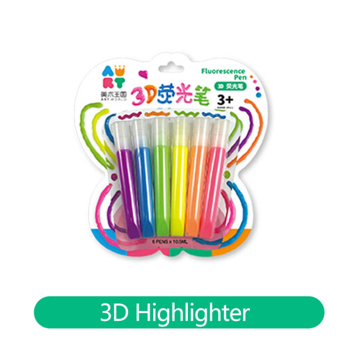 Bubble Popcorn Tekenpennen Puffy3D Art Veilig 12-pack 2
