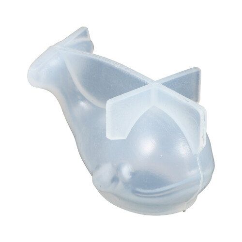 Silikonform for harpiksstøping i hval3D 1