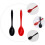 Colher de sopa de silicone com cabo longo (2 unidades) 6