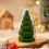 Christmas Scented Soy Wax Candle Tree-Shaped Green 10cm 4