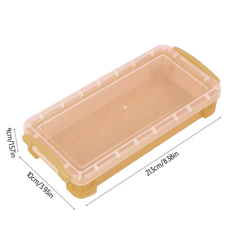 Plastic pennendoos met klikdeksel (1 stuk) 2