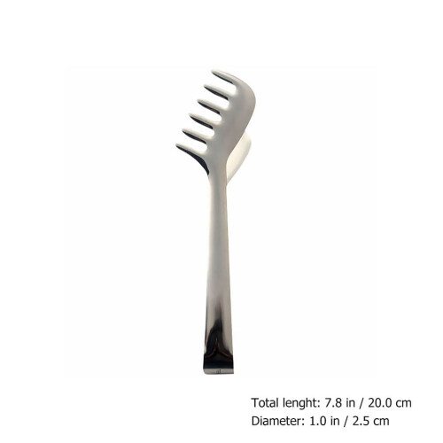 Pince à spaghetti professionnelle en acier inoxydable (1 pièce) 1