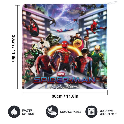Χειροπετσέτες Spider-Man για το μπάνιο, Βαμβακερές πετσέτες προσώπου απαλές 1