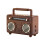 Retro Bluetooth minihøjttaler med radio og USB-drev 2