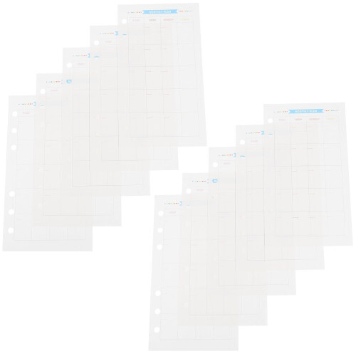 Reîncărcări Ease A6journal pentru A5binder, planificator de liste de activități 1