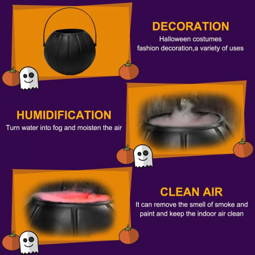 Μηχανή ομίχλης για το Halloween με φως LED 7 χρωμάτων 1