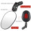 Cycling Bike Oval Rear View Mirror 1pc 5