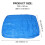 Cubierta rectangular plegable para piscinas hinchables 4