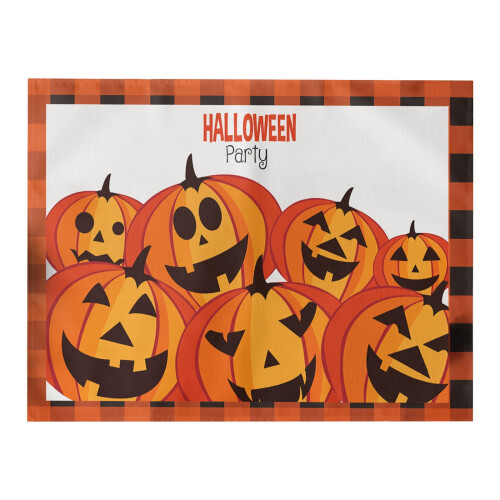 Halloween placemats linen heat-insulating 4 pcs 1