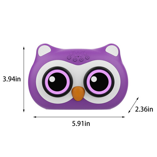 Owl Bluetooth-højttaler Smart Mini Desktop-højttaler 1 stk. 2