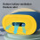 Set di scopini per WC con supporto, 3 spazzolini in silicone 7