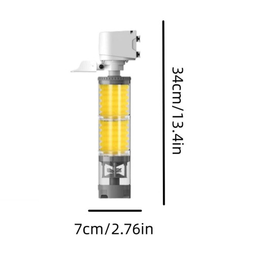 Kayannuo Aquariumfilter 3-in-1 Stil met Pomp 2