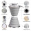 Gourde pliable en silicone avec mousqueton 500 ml 6