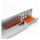 Undermonterte skuffeskinner halv retur 2-fold 4