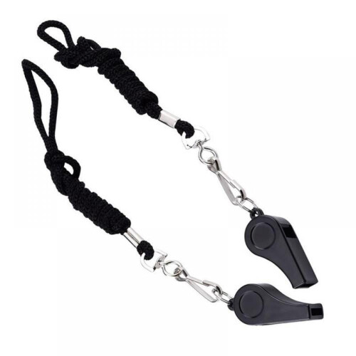 Professional Sports Whistle with Lanyard 10 Pack 1
