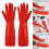 Rubber Gloves Heavy Duty with Long Cuffs 1 Pair 3