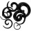 Spiral Ear Taper Expander Black 8 pcs 14G-00G 4