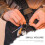 Nylon glove straps with hook for work, 4 pcs 4