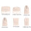 Packing Cubes Set Beige 6PCS with Shoe Compartment 3