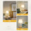 Livrdious 3-way dimmable table lamp with round flaxen 8