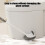 Scopino per WC con supporto e 2 spazzolini 6