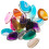Agate Sheet Pendants Natural DIY Necklace 20pcs 4