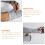Abrasion-resistant gloves grey slash sleeves cuff 4