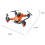 Mini dronă FPV pliabilă cu cameră WiFi 1080P 4