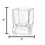 Whiskygläser, quadratisch, Carre, 2er-Set, 10 oz 4