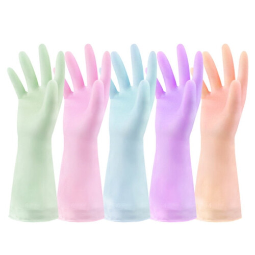Latex thin household rubber gloves 2 pairs 2