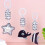 Baby Hanging Bell for Stroller or Crib Black and White 2