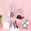 Baby Hanging Bell for Stroller or Crib Black and White 2