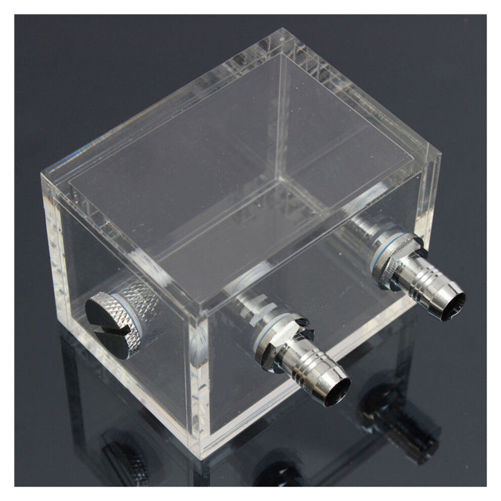 Pc Water Radiator 2X New 200Ml Acrylic Water Tank Cooler Water Cooling Radiator Pc Cpu ...