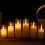 Vela LED parpadeante, funciona con pilas, 1 unidad 5