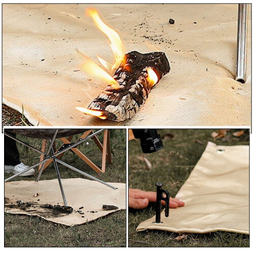 Fireproof fiberglass blanket fabric for welding 1