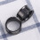 Stainless Steel Ear Tunnels 2PCS Black 18mm 3