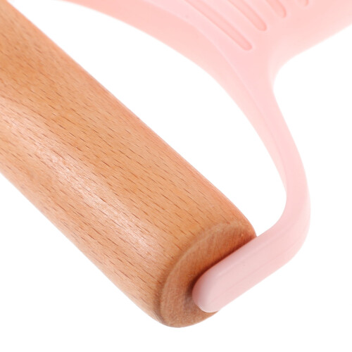 Teigrolle aus Kunststoff, doppelseitig, rosa 2